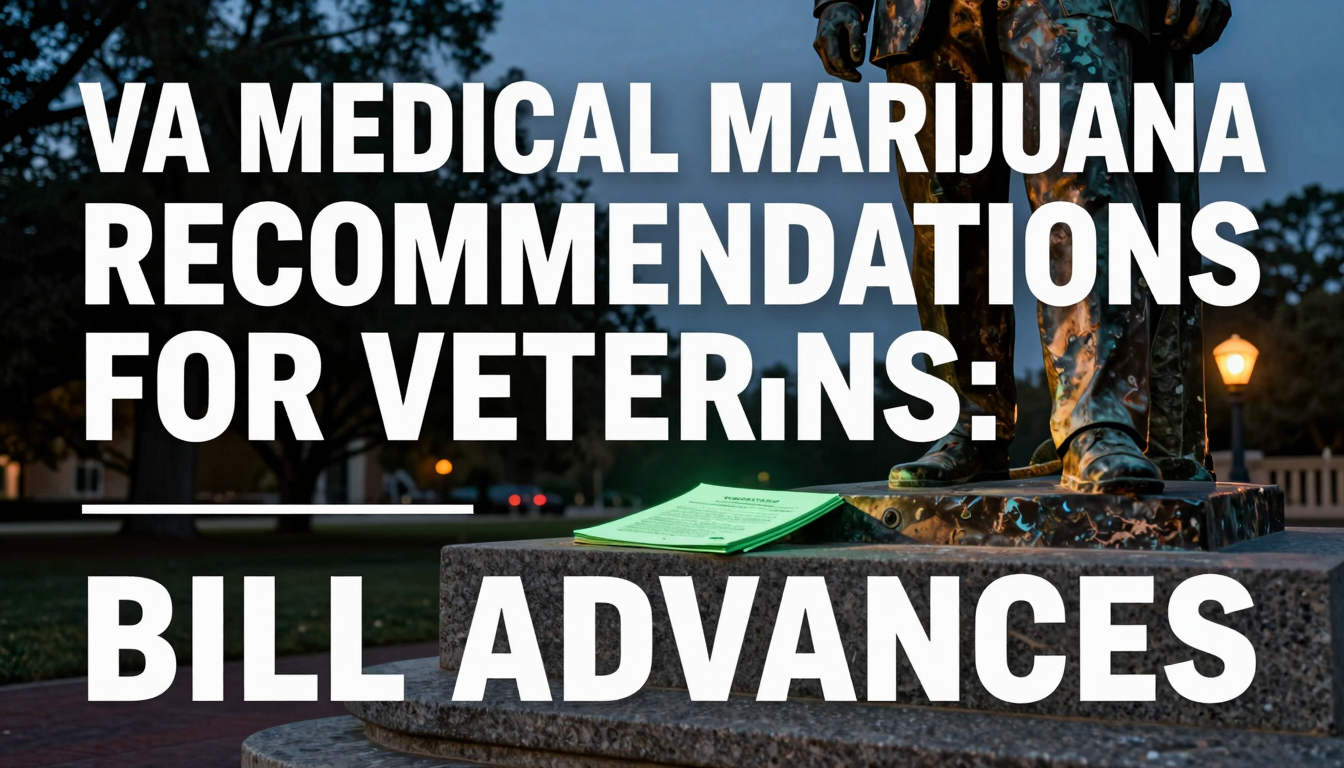 VA Medical Marijuana Recommendations for Veterans: Bill Advances