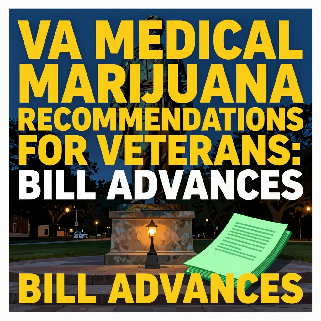 VA Medical Marijuana Recommendations for Veterans: Bill Advances — visual