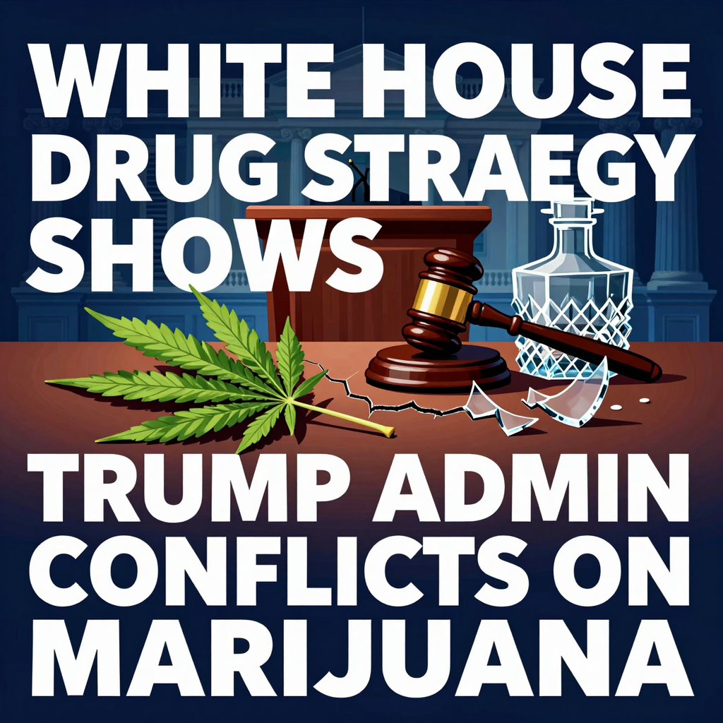 White House Drug Strategy Shows Trump Admin Conflicts on Marijuana — visual