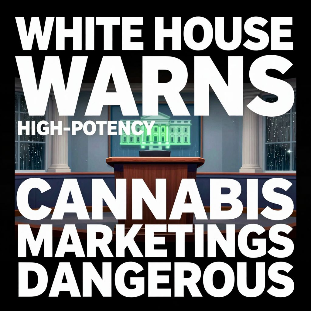 White House Warns High-Potency Cannabis Marketing Is Dangerous — visual