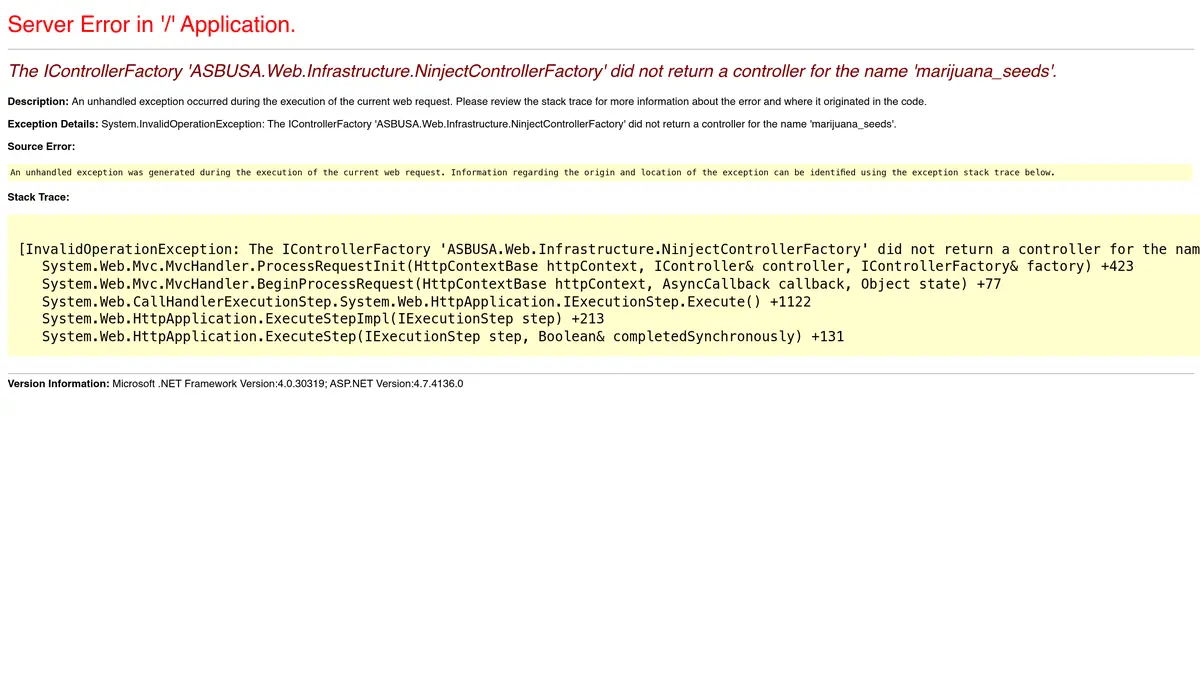 Attitude Seedbank USA website