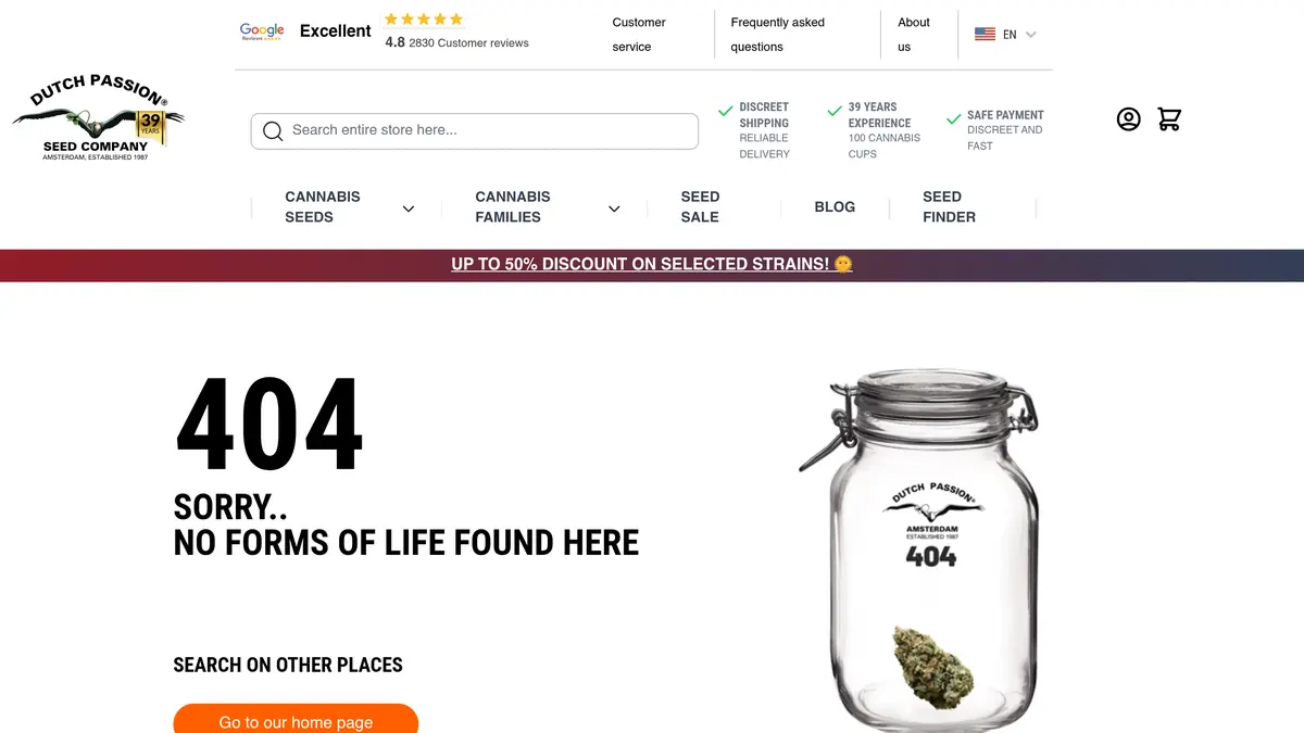 Dutch Passion website