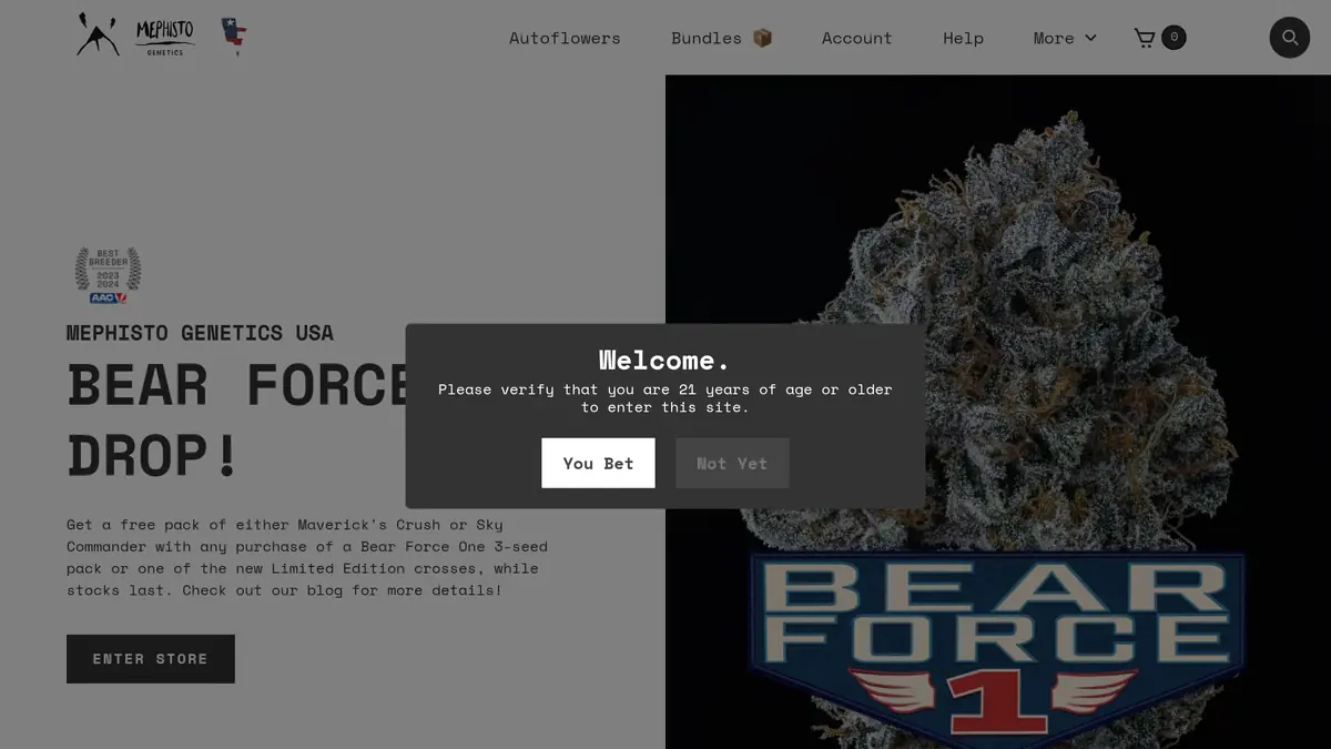 Mephisto Genetics website