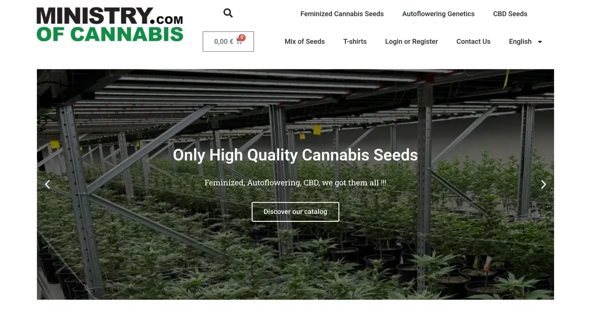 Ministry of Cannabis website