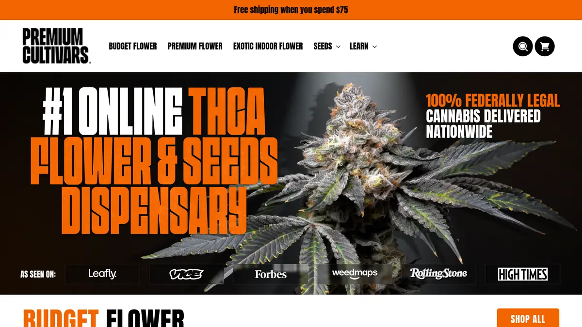 Premium Cultivars website