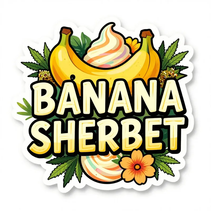 Banana Sherbet cannabis strain