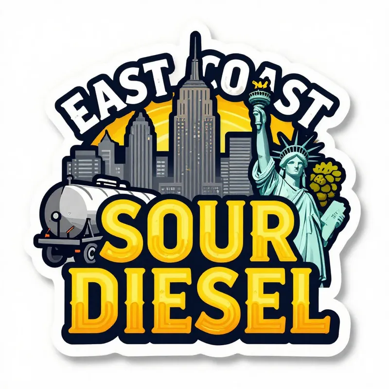 East Coast Sour Diesel cannabis strain