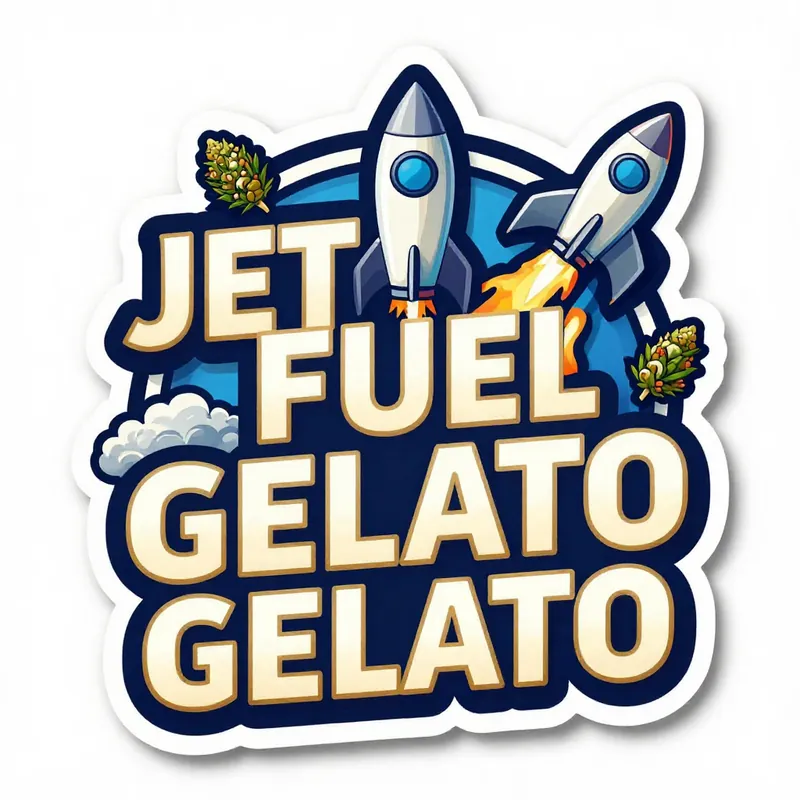 Jet Fuel Gelato cannabis strain