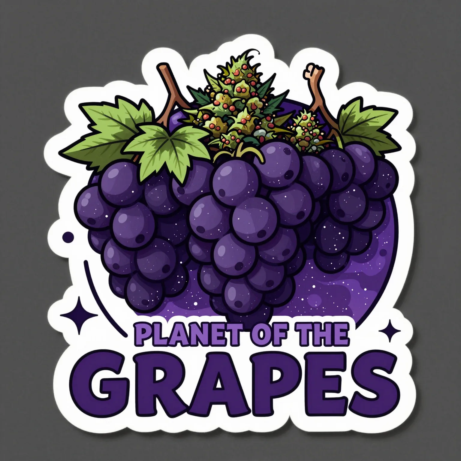 Planet of the Grapes cannabis strain