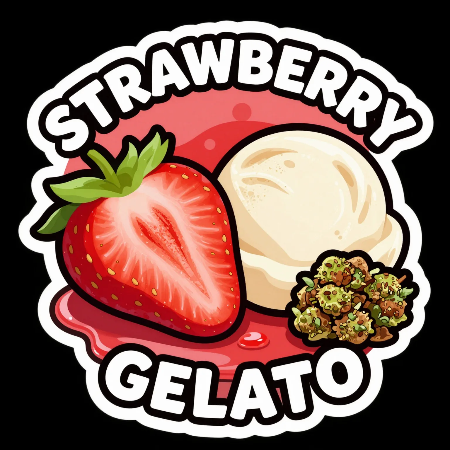 Strawberry Gelato cannabis strain