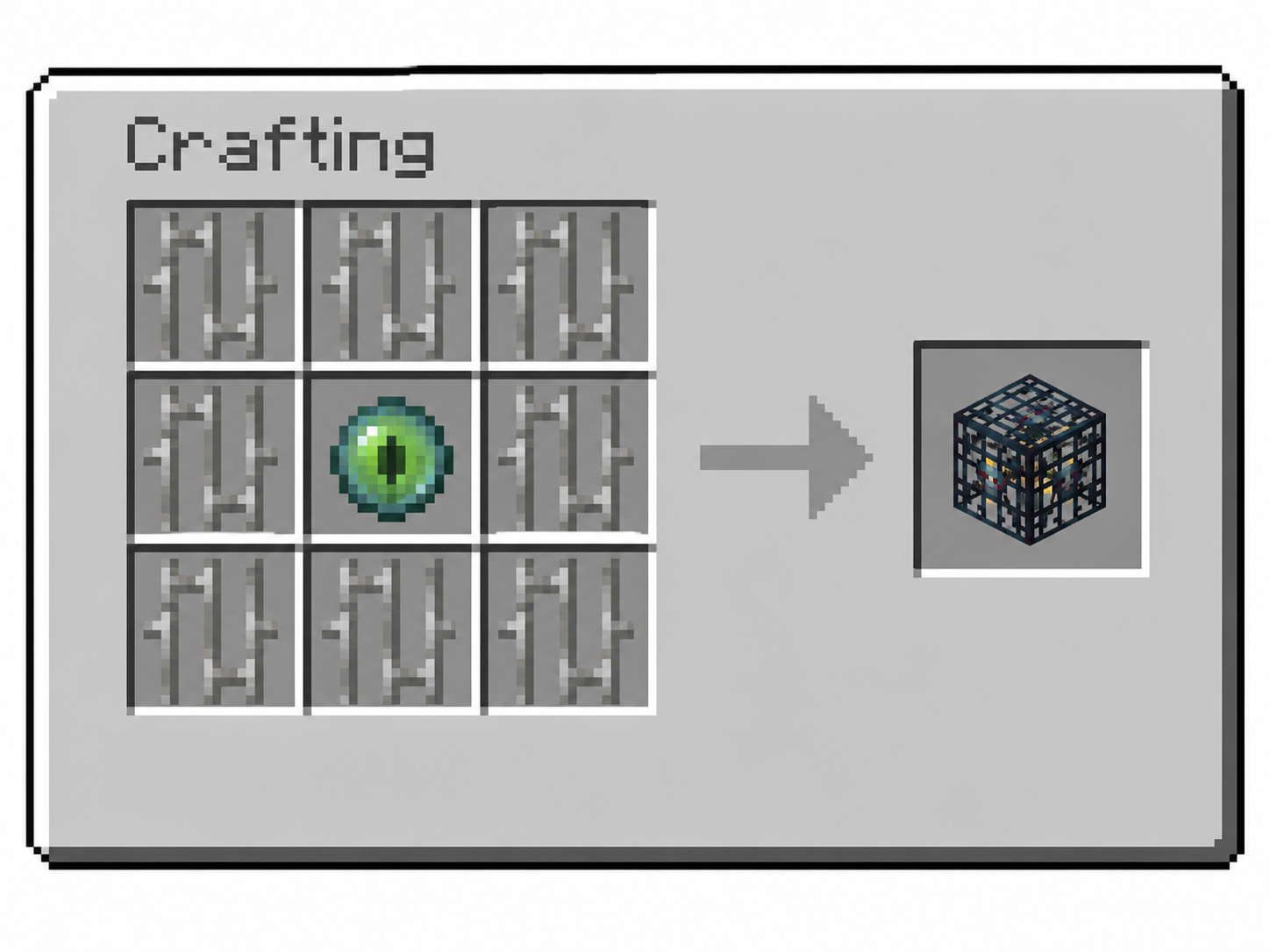 Spawner Plus crafting recipe