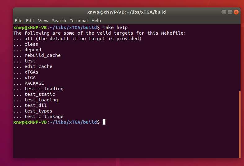 Ubuntu Make Targets