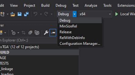 Visual Studio Configurations