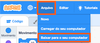 Como baixar o projeto para o seu computador