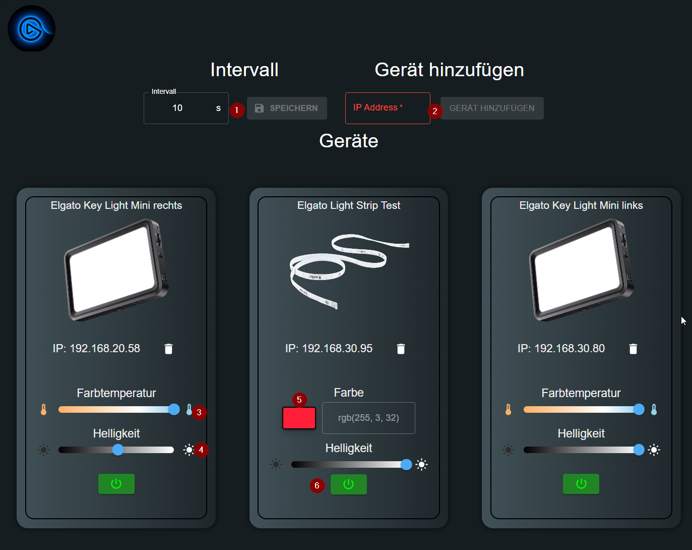 Adapter UI