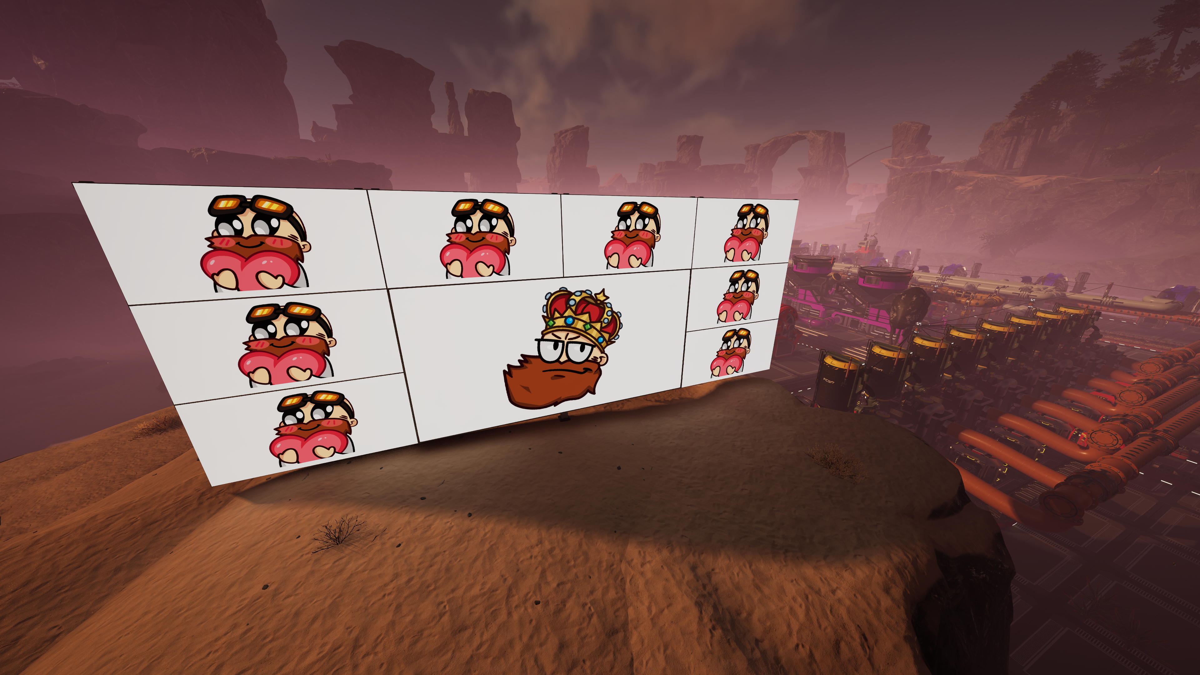 Signs with Imkibitz Icons