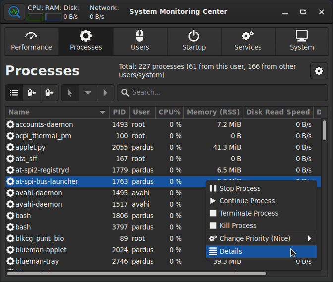 System Monitoring Center