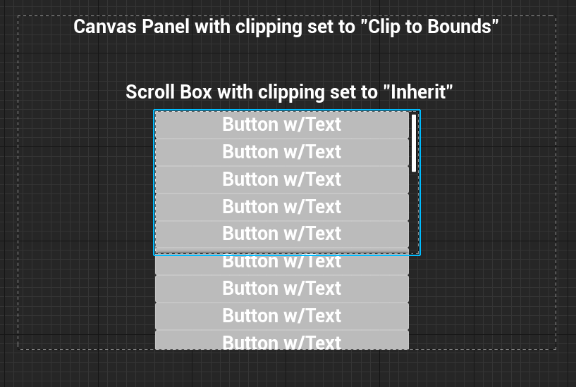 Inherit Clipping Example
