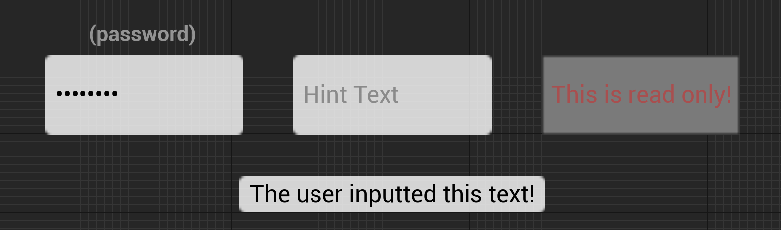 Editable Text Widget