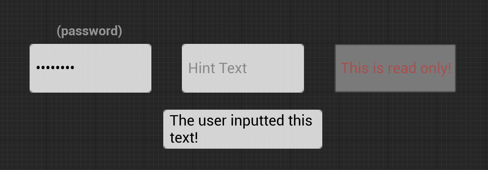 Editable Text (Multi-Line) Widget