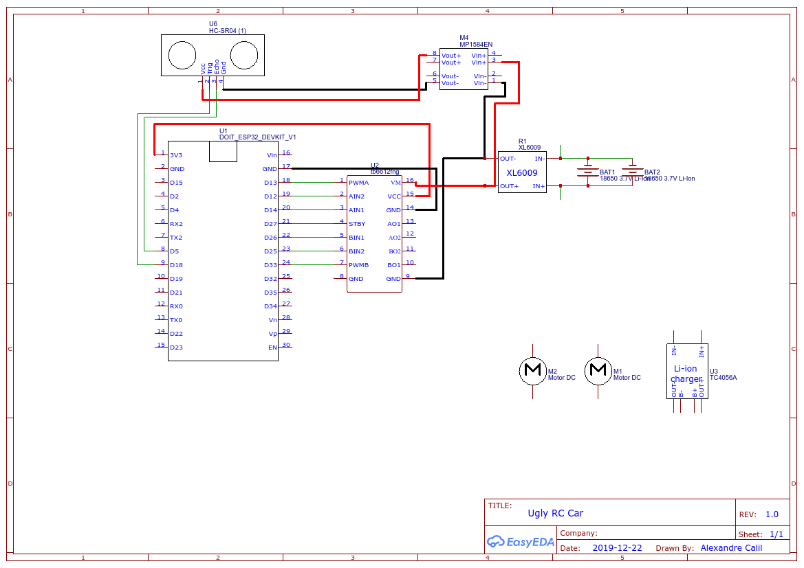 rc car schematic