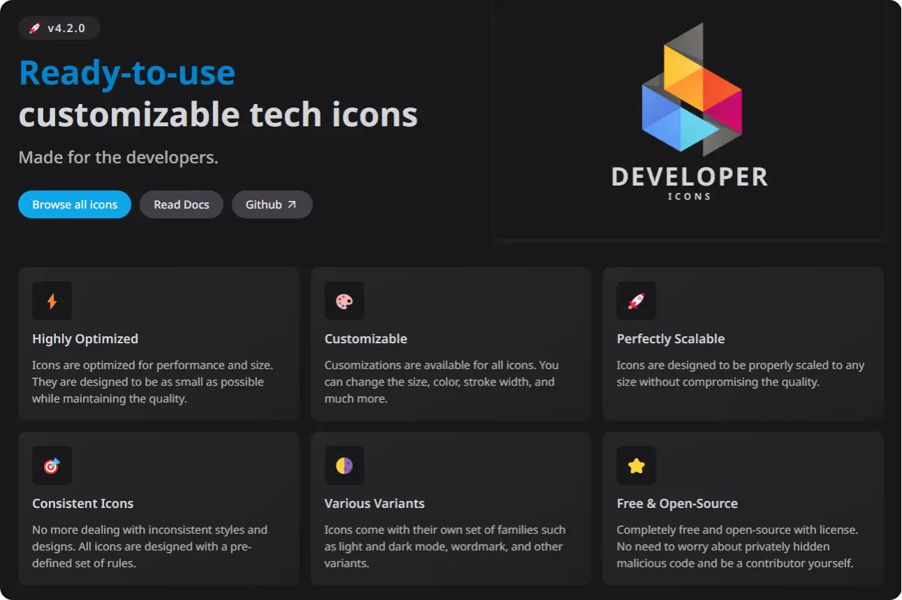 Developer Icons Cover Image