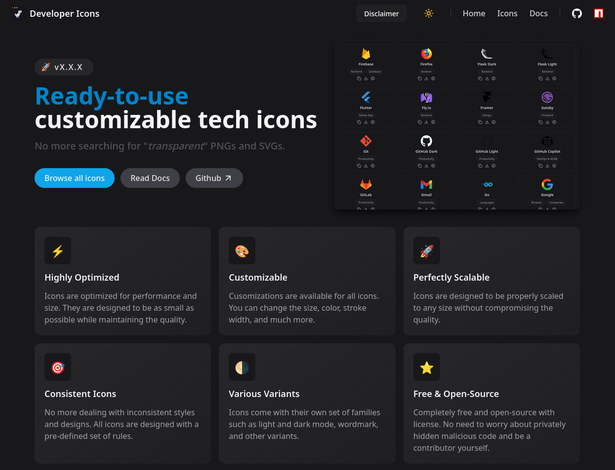 Developer Icons by xandemon