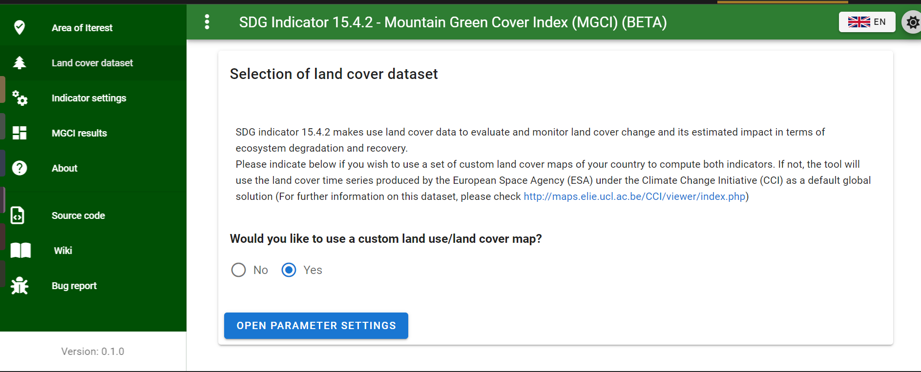 land cover module