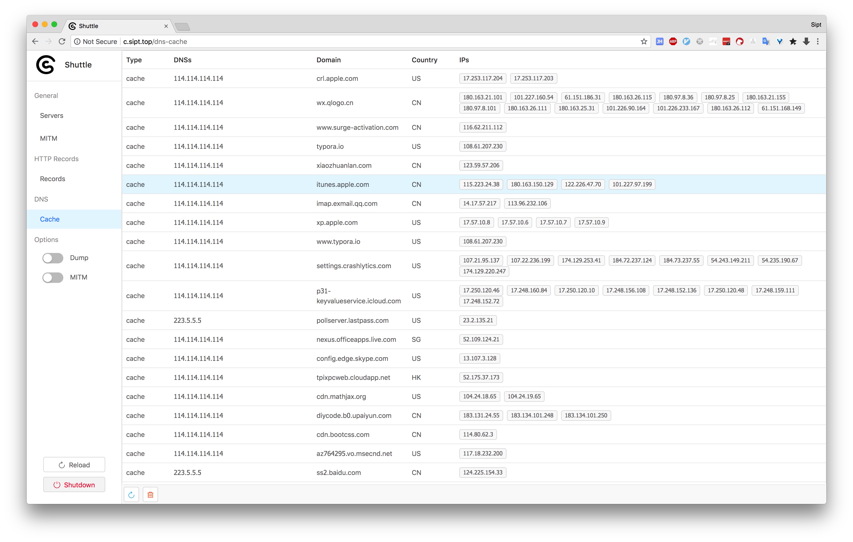 dns-cache