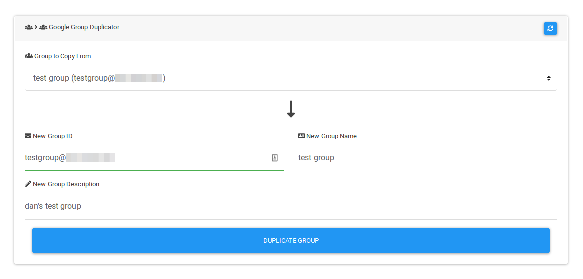 Google Group Duplicator