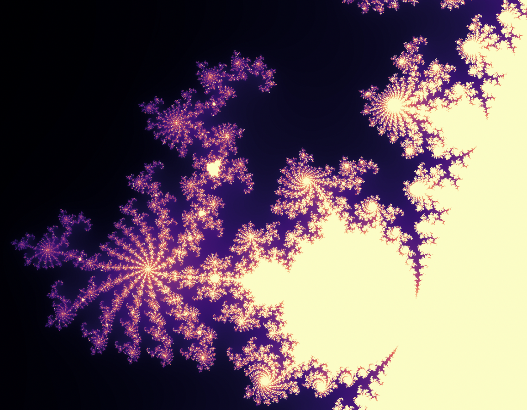 Mandelbrot fractal visualization