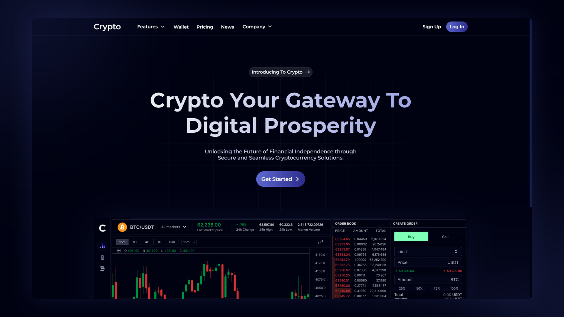 Crypto Website