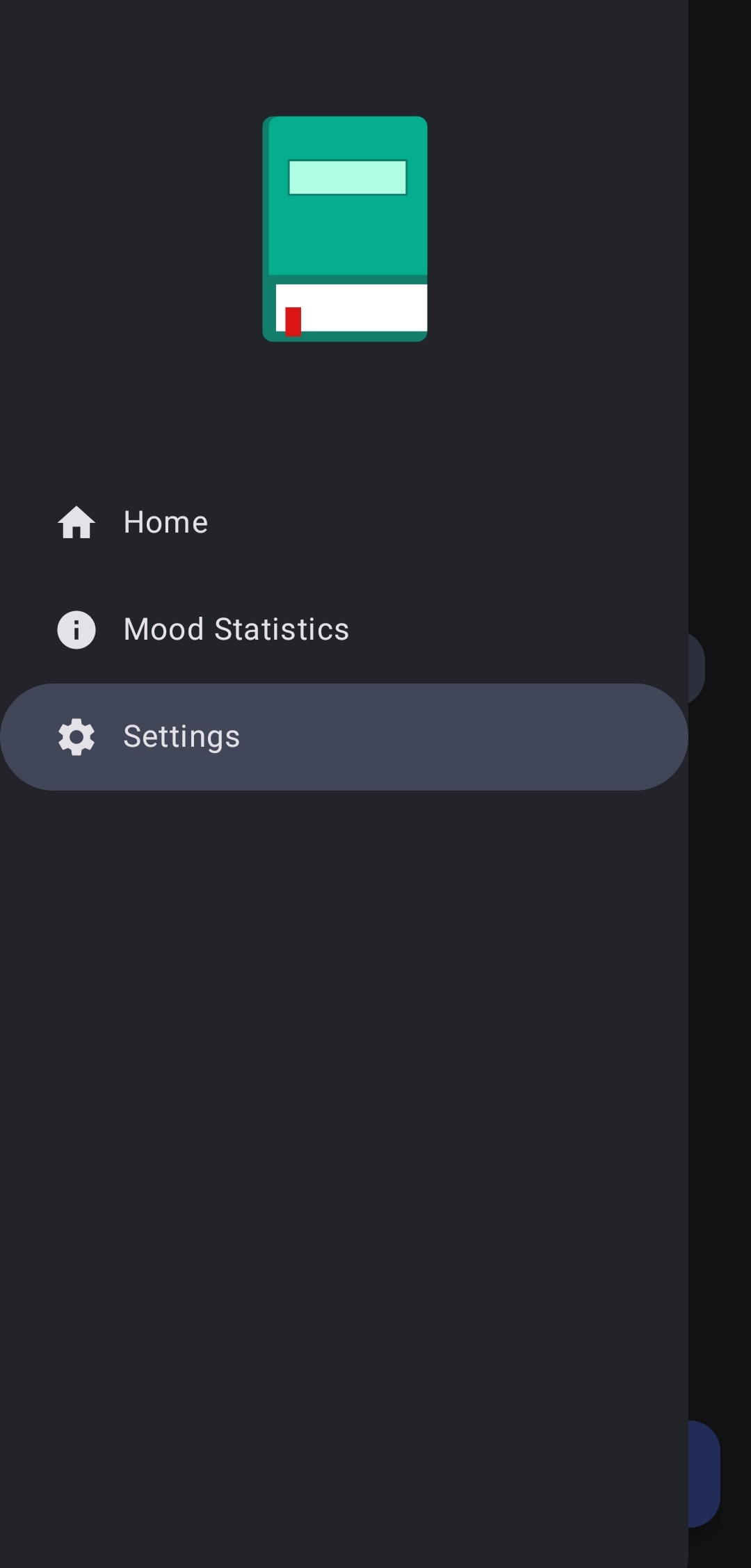 Dark Theme Side menu