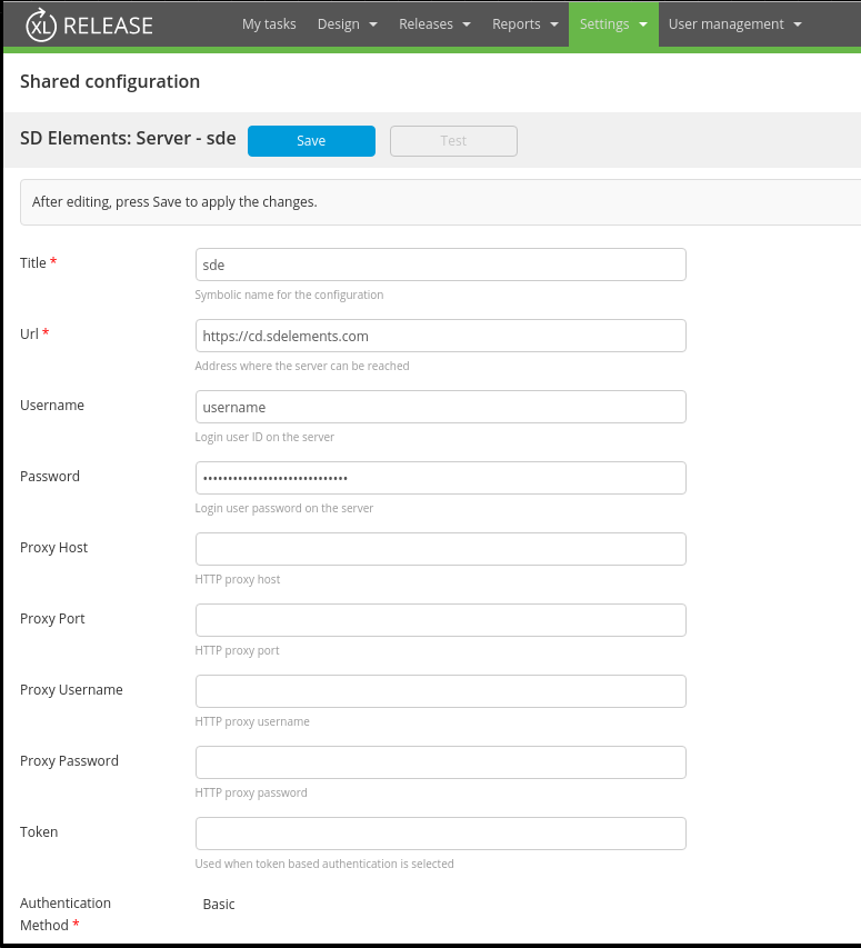 Server Config