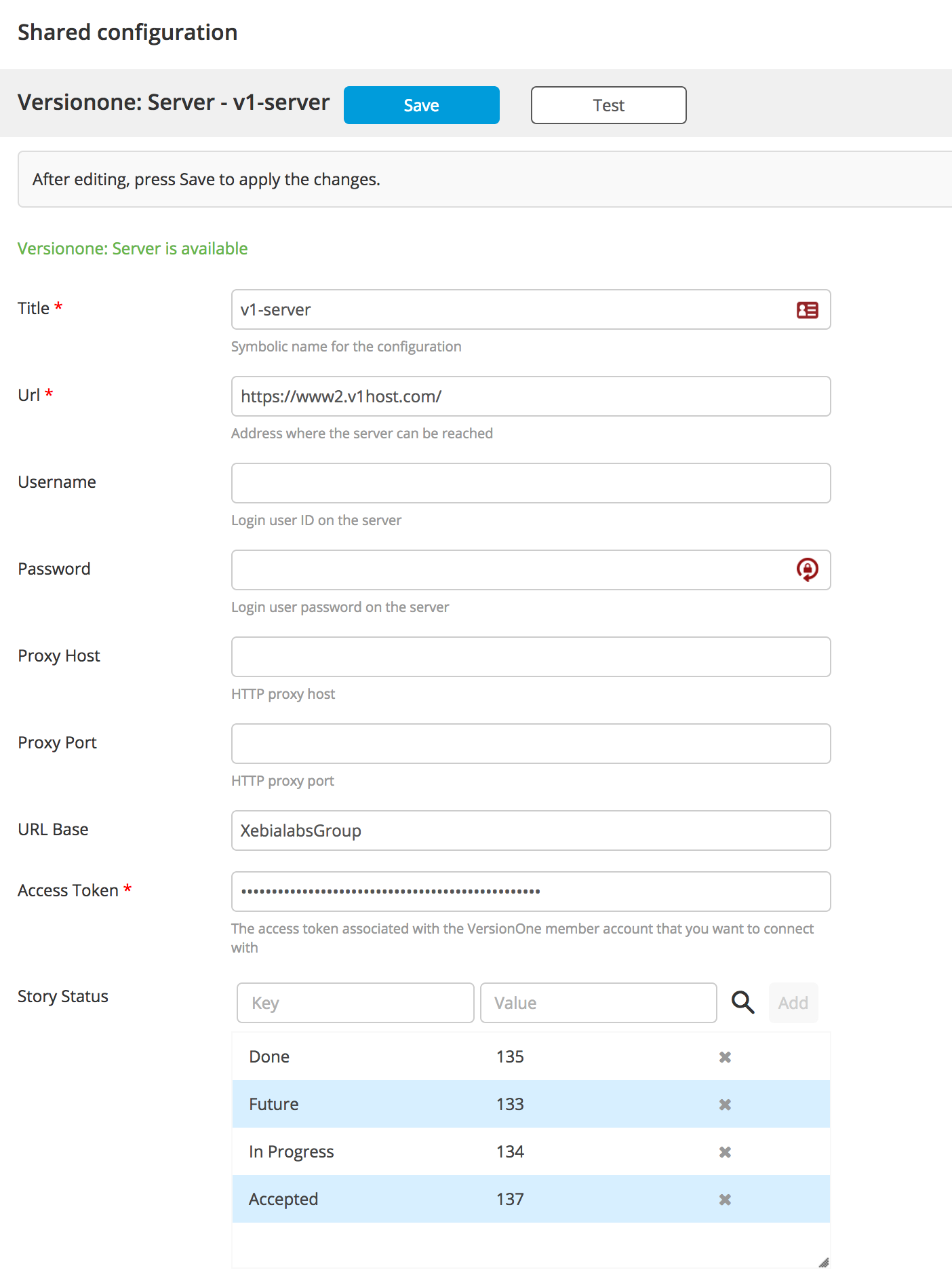 Server Config