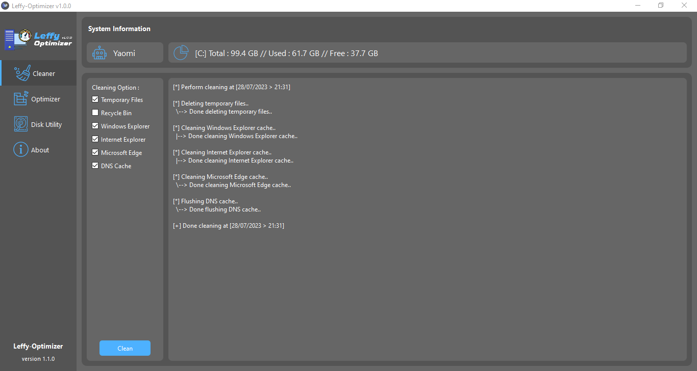 GitHub - xecte-7/Leffy-Optimizer: Free software for managing Windows ...