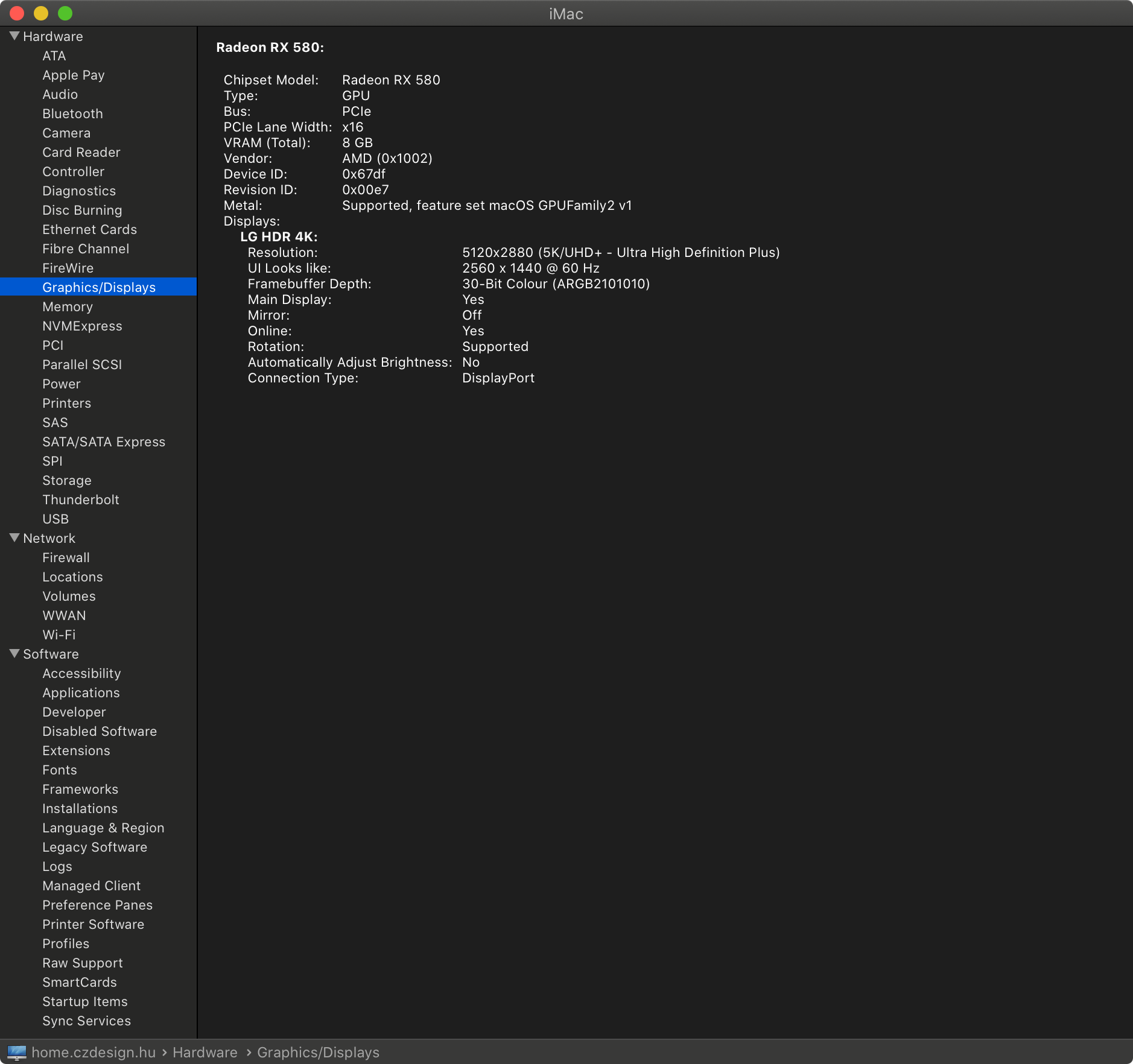 System Info GPU