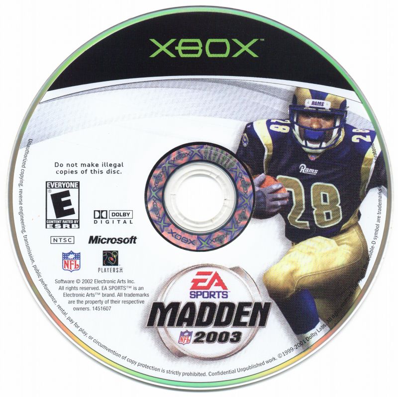 Madden 2003 [AGB-ANJE-USA] Instruction Booklet : EA Sports : Free