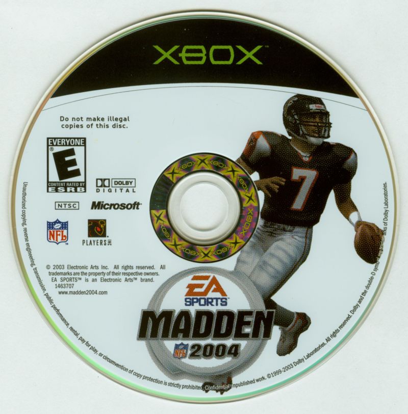 Madden NFL 2004 (Original Xbox) Game Profile 