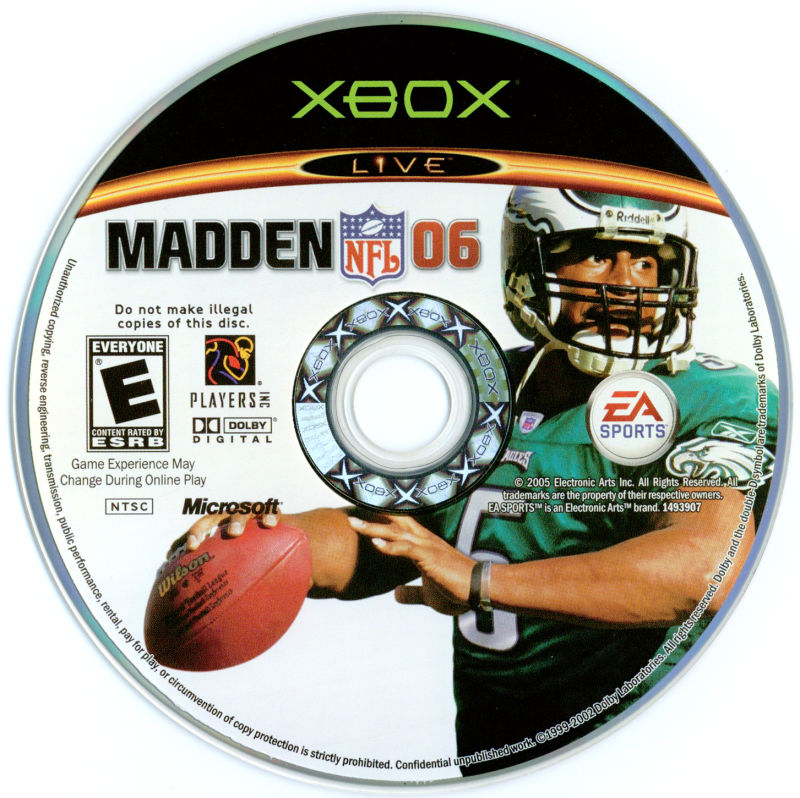 Madden NFL 06 Original Xbox Used