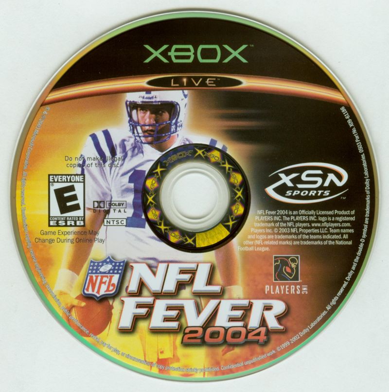 NFL Fever 2003 Original Xbox Used