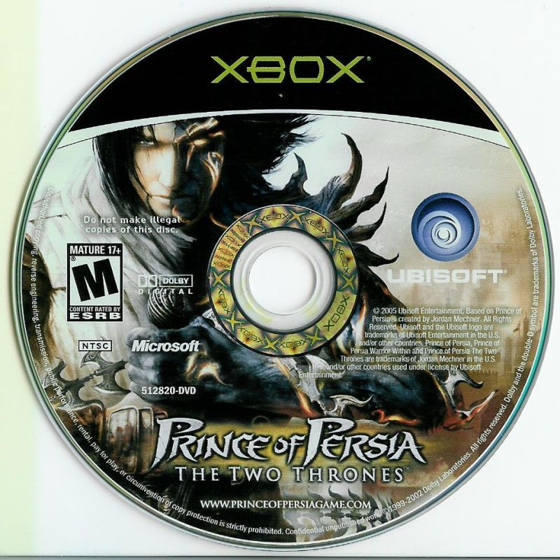 Prince Of Persia The Two Thrones C Xbox