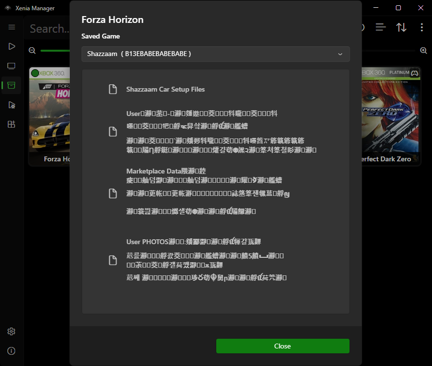 Content Viewer - Saved Games