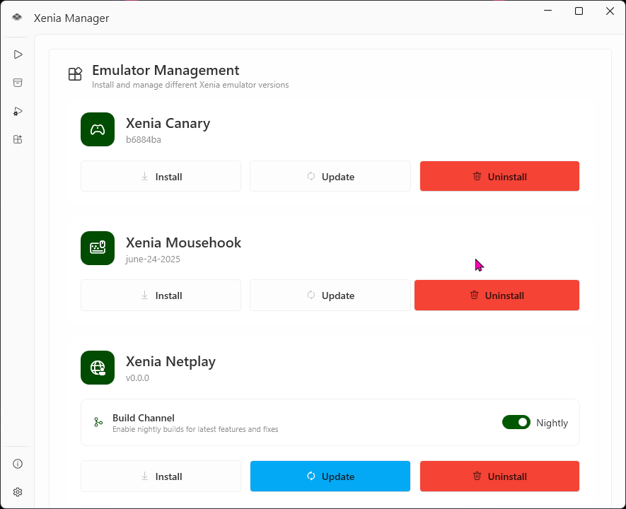 Manage Xenia (Update)