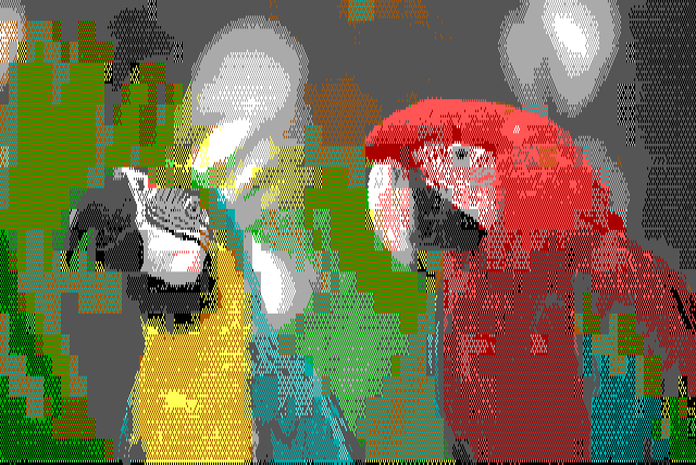 dithered