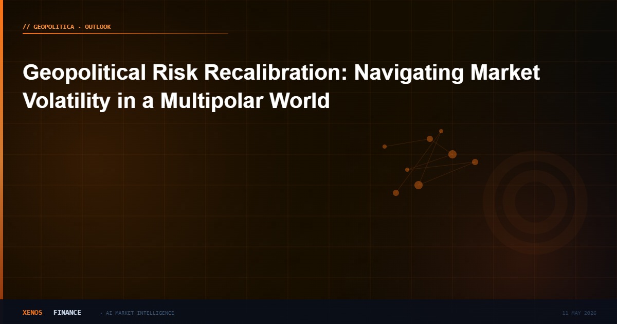 Geopolitical Risk Recalibration: Navigating Market Volatility in a Multipolar World