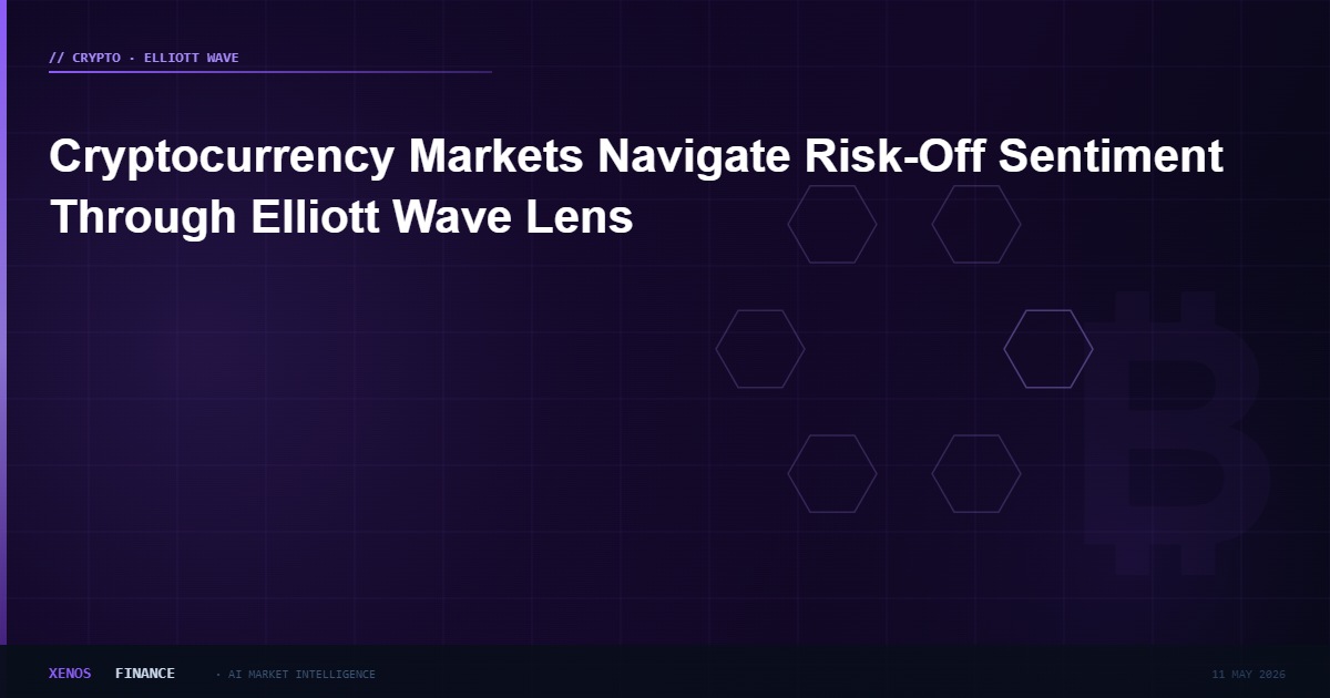 Cryptocurrency Markets Navigate Risk-Off Sentiment Through Elliott Wave Lens