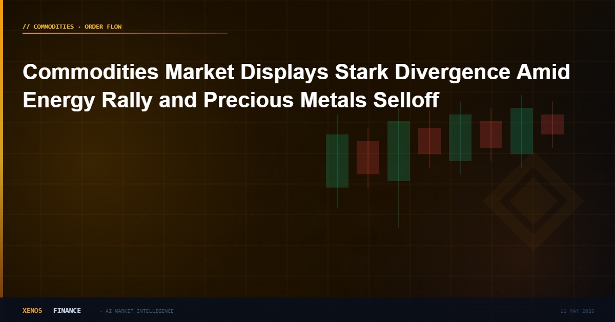 Commodities Market Displays Stark Divergence Amid Energy Rally and Precious Metals Selloff