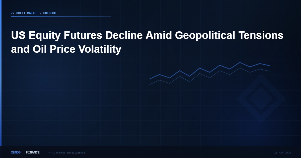 US Equity Futures Decline Amid Geopolitical Tensions and Oil Price Volatility