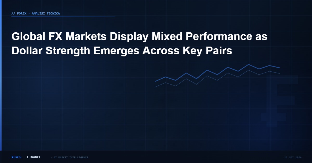 Global FX Markets Display Mixed Performance as Dollar Strength Emerges Across Key Pairs